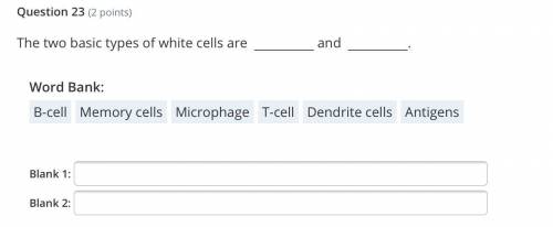 The two basic types of white cells are ___ and ___.
10 point btw