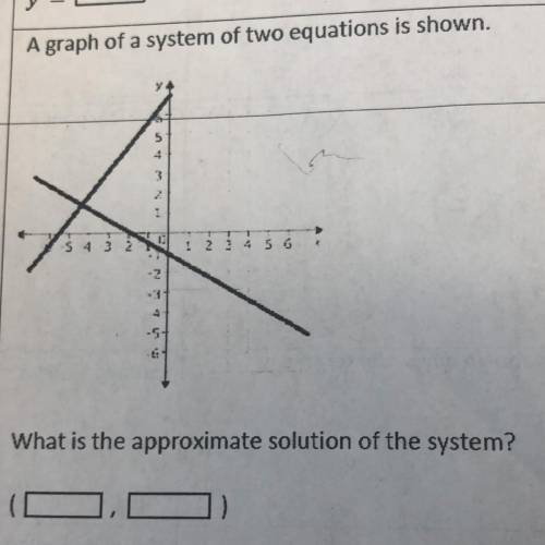 What is the approximate solution of the system?