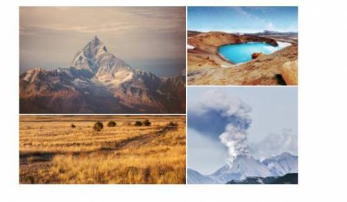 Select the correct image.

Which geographical feature is most likely to have been created by uplif