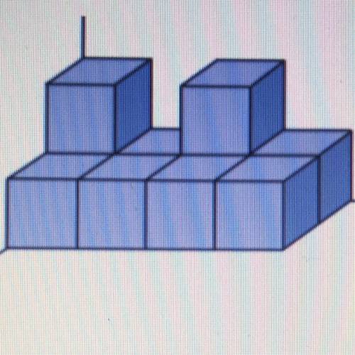 HURRY! 20 pts

The solid below is made up of cubes, each of which has an edge length of 3 in. Assu