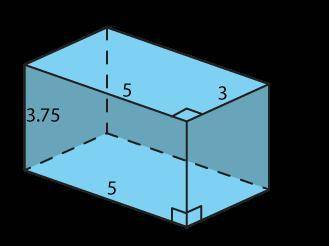 What is the volume of this prism

56.3 cubic units
31.5 cubic units
63.0 cubic units
11.75 cubic u