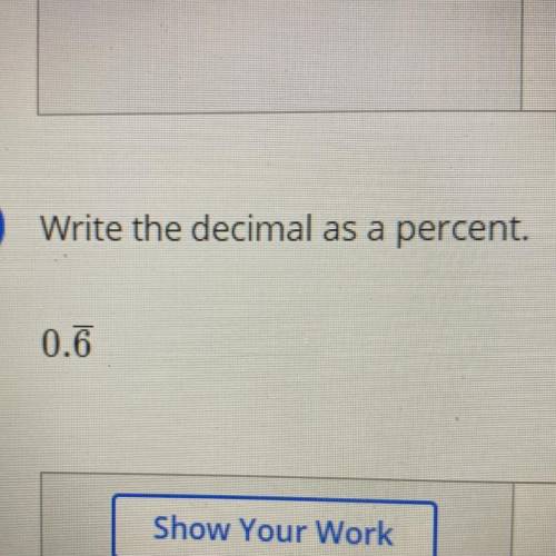 Write the decimal as a percent