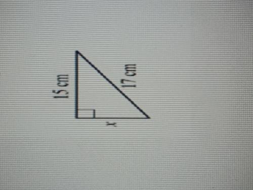 Find the length of the missing side.
Please help