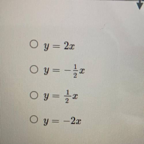 Which of the following equations best represents the relationship between x and y?