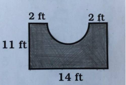 Please please help

Question 1: What is the diameter of the semi-circular cutout in the rectangle?