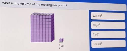 What is the volume of the rectangular prism?
Help me please :))