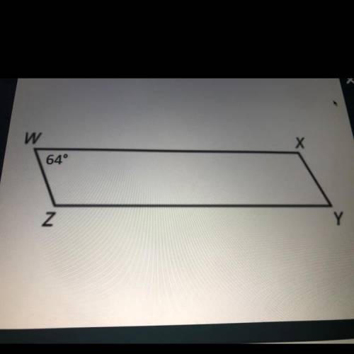 WXYZ is a parallelogram. What is the measurement of