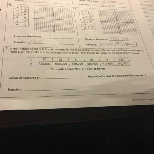 #5 i need help with

The steps my teacher gave me for the graphing calculator is
1. Stat edit
2. L