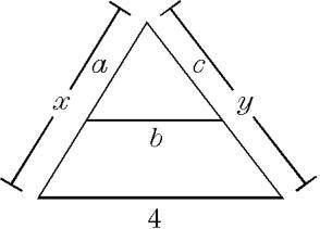 The two triangles in the picture are similar what. is the value of x

(the second picture shows th