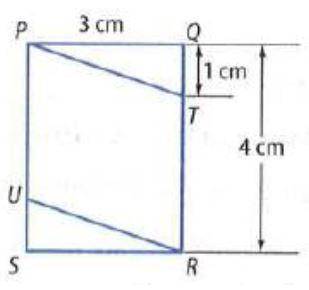 Help please!!

What is the perimeter of parallelogram PTRU shown in the diagram below, to the near