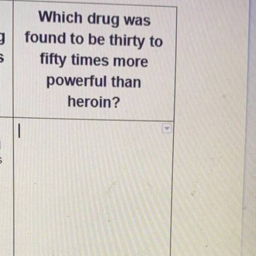 Which drug was found to be thirty to fifty times more powerful than heroin