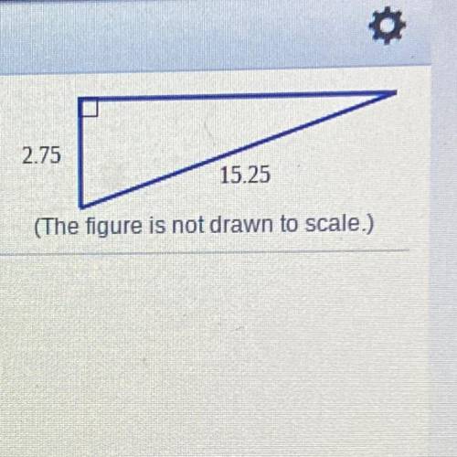 Find the length of the unknown leg of the right triangle. Use pencil and paper.

Draw the triangle