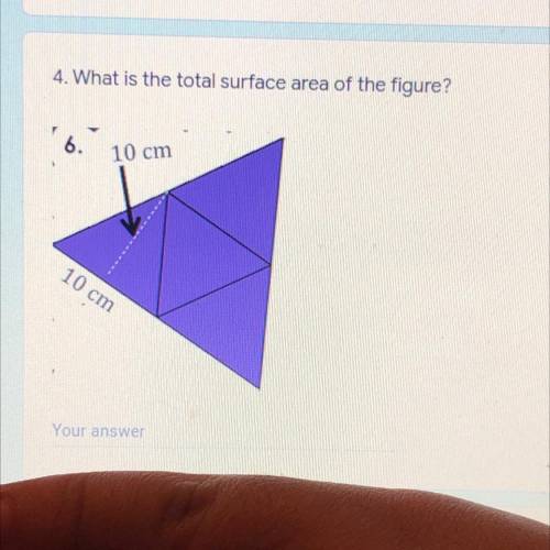 HELP 
What is the total surface area of the figure?