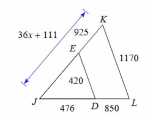 Solve for x, the triangles in each pair are similar.