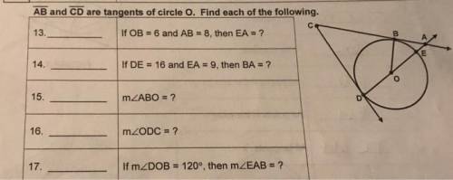 If OB = 6 and AB = 8, then EA =