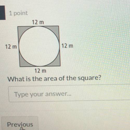What is the area of the square?
What’s the area of the circle
