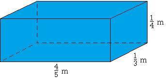 What is the volume of the rectangular prism above?

A.
1/15
B.
1/5
C.
1/12
D.
1/20