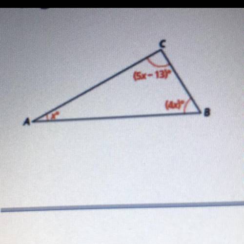 What is the measure of angle c?