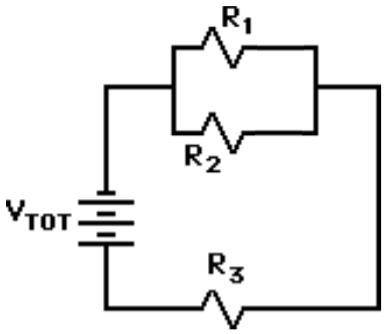 Given that R1 is 13 Ω, R2 is 10 Ω, and R3 is 4 Ω, what is the current coming out of the 9-V battery