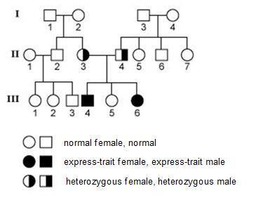 **15 Points & Branliest** ; Individual 5 in generation III of this pedigree visited a genetic c