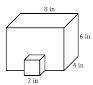 A cube is attached to a right rectangular prism as shown. The figure is not drawn to scale

What i