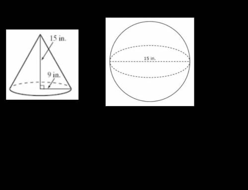 Find the difference between the volume of a cone and sphere.

Round to the nearest hundredth. PLS
