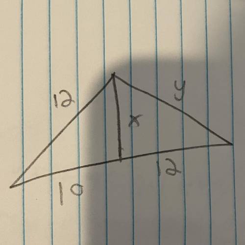 Find x and y 
Pythagorean theorem