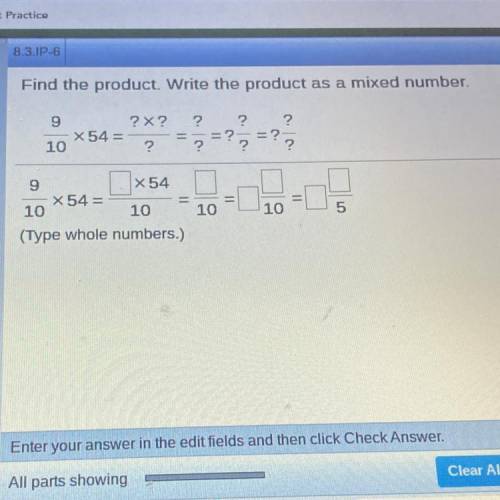 Find the product write the product as a mixed number