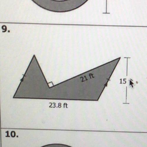 Find the area of the shaded region. HELP PLEASE. THANKS