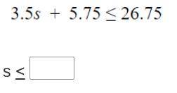 Please Help! I need you to solve the inequality for the box. This is grade 7 math.