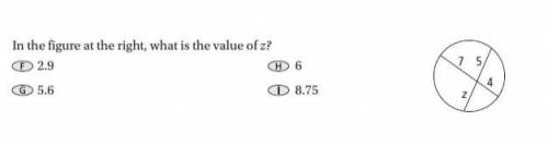 What is the value of z? (multiple choice)