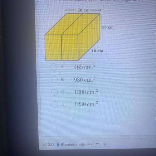 Chris made a solid by joining two identical rectangular prisms as picture below. The overall dimens