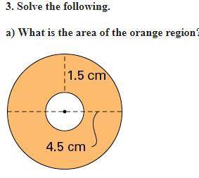 This is my concluding answer let me know if it's right or wrong please!!

the area of a circle is