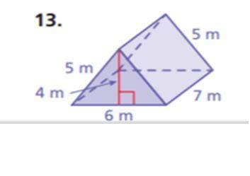 How do I get the surface area of the shape