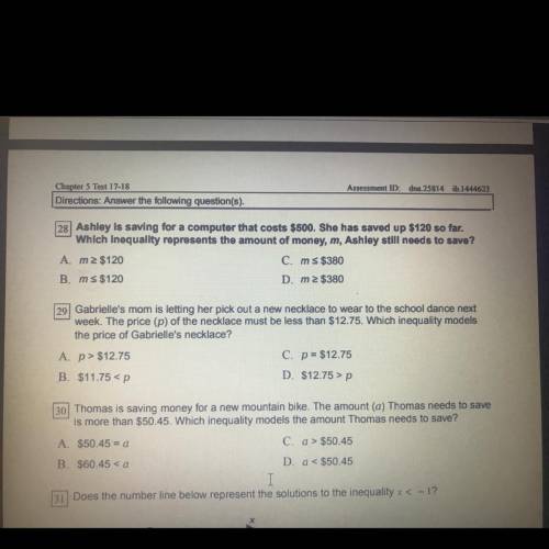 Can y’all help me on question 28?!