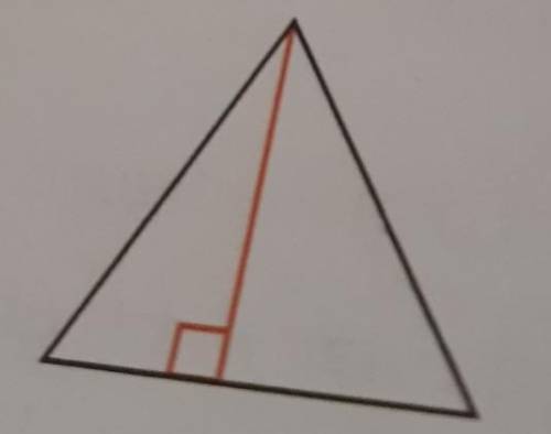 what is the area of the triangle if the base is 5 centimeters and the height is 6 centimeters? (no