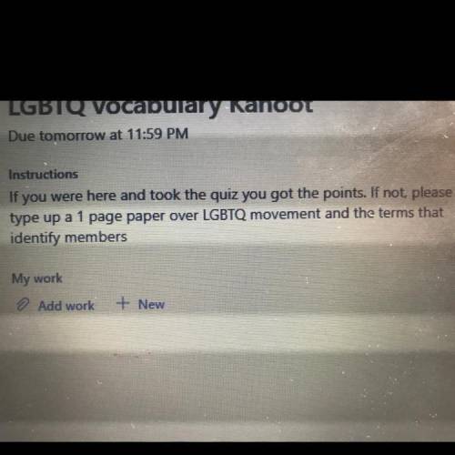 Can someone please help me write about the LGBTQ Movement and how it all got started?

I give Brai
