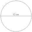 Find the circumference of a circle.

Group of answer choices
6 cm
37.68
18.84
