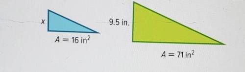 What is the scale factor from the figure on the left to the one on the right? What is the value of