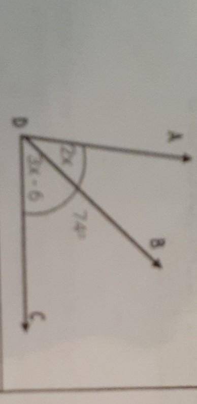 6. Angle ADB is adjacent to angle BDC. Which of the following is a true statement about the angles?