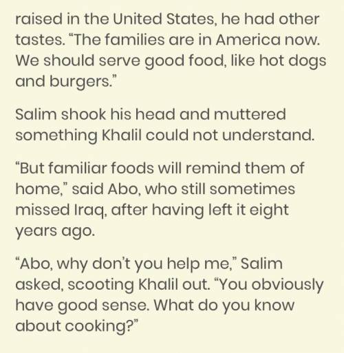 How is Abo MOST influenced by preparing meals in the Islamic Center?

A: It inspires him to learn