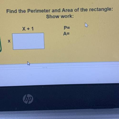 Find the perimeter and Area of the rectangle