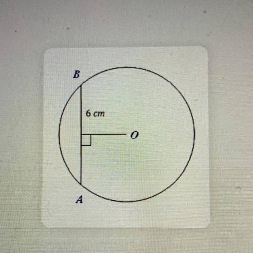 Find the length of line AB 
THE NUMBER IS 6cm please help