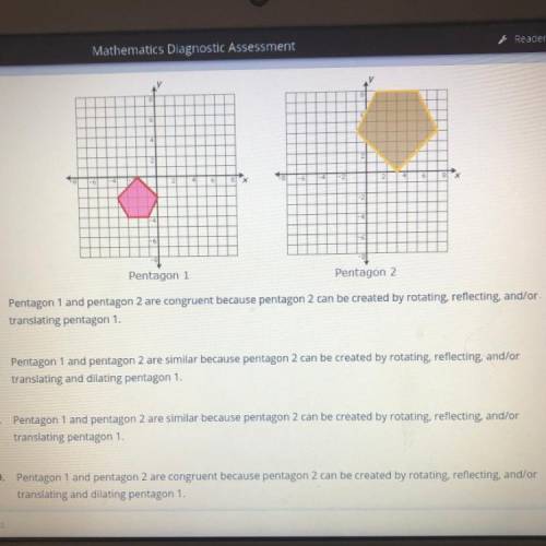 Which of the following best describes the pentagons shown below?
ASAP