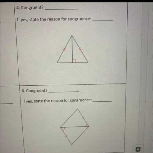 Please help me with triangle congruences!
