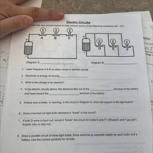 Electrical circuits help 
(as many as u can answer please)