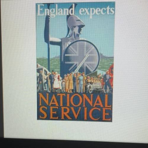 England expects

Who is the intended audience?
Which image conveys the audience?
Which persuasive