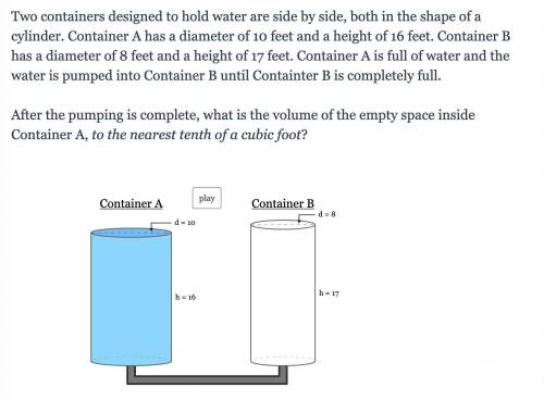 Two containers designed to hold water are side by side, both in the shape of a cylinder. Container