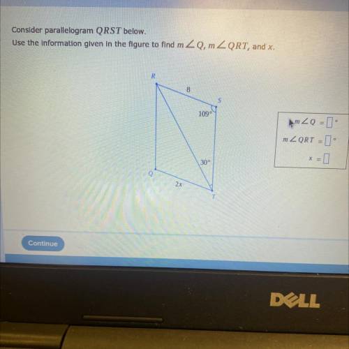 Properties of parallelograms 
PLEASE HELP