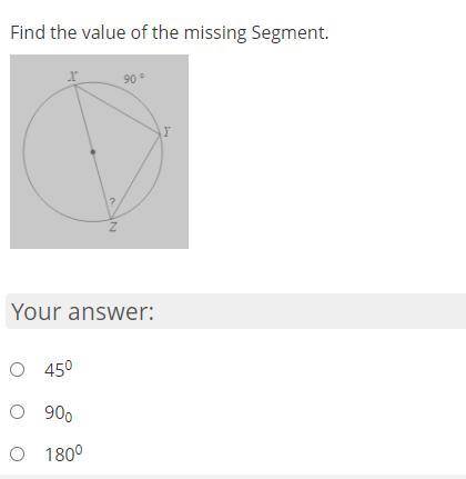 Find the value of the missing segment the photo should be below